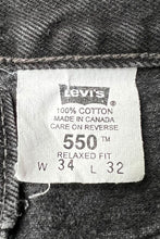 画像をギャラリービューアに読み込む, MADE IN CANADA 02'S 550 DENIM PANTS SULFUR BLACK / BLACK [SIZE: 34 USED]
