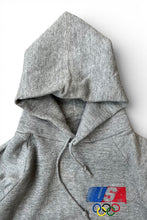 画像をギャラリービューアに読み込む, MADE IN USA 84'S OLYMPIC SWEAT HOODIE / GRAY [SIZE: M DEADSTOCK/NOS]
