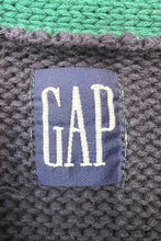 画像をギャラリービューアに読み込む, 90'S V-NECK COTTON TILDEN KNIT SWEATER / NAVY [SIZE: L USED]
