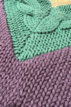 画像をギャラリービューアに読み込む, 90'S V-NECK COTTON TILDEN KNIT SWEATER / NAVY [SIZE: L USED]
