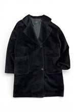 画像をギャラリービューアに読み込む, MADE IN ITALY MOHAIR COAT / BLACK [SIZE: 36 USED]
