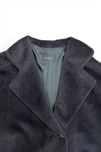 画像をギャラリービューアに読み込む, MADE IN ITALY MOHAIR COAT / BLACK [SIZE: 36 USED]
