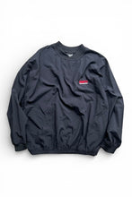 画像をギャラリービューアに読み込む, MADE IN MEXICO 90'S V-NECK PULLOVER NYLON JACKET / BLACK [SIZE: XL USED]
