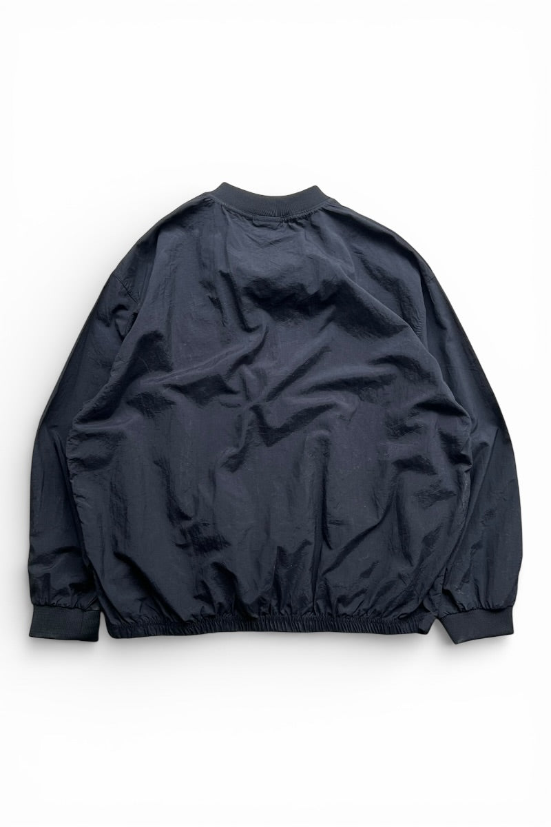 MADE IN MEXICO 90'S V-NECK PULLOVER NYLON JACKET / BLACK [SIZE: XL USED]