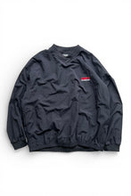 画像をギャラリービューアに読み込む, MADE IN MEXICO 90'S V-NECK PULLOVER NYLON JACKET / BLACK [SIZE: XL USED]
