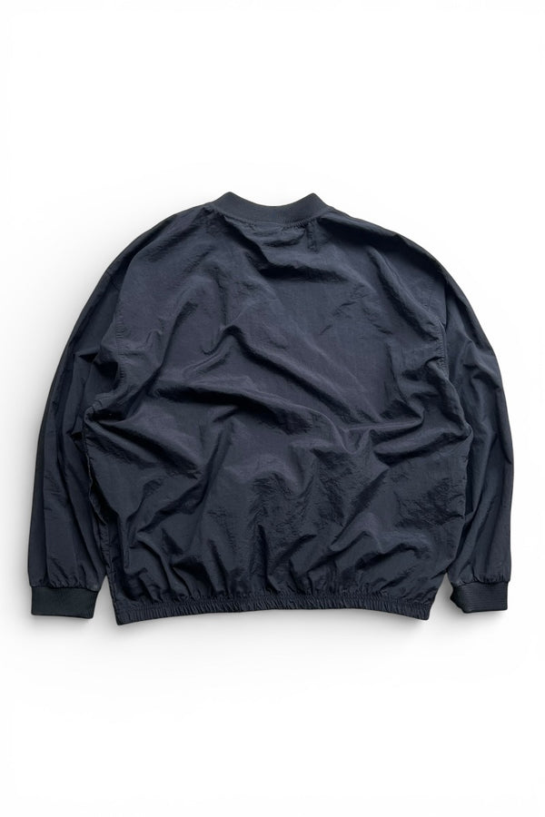 MADE IN MEXICO 90'S V-NECK PULLOVER NYLON JACKET / BLACK [SIZE: XL USED]