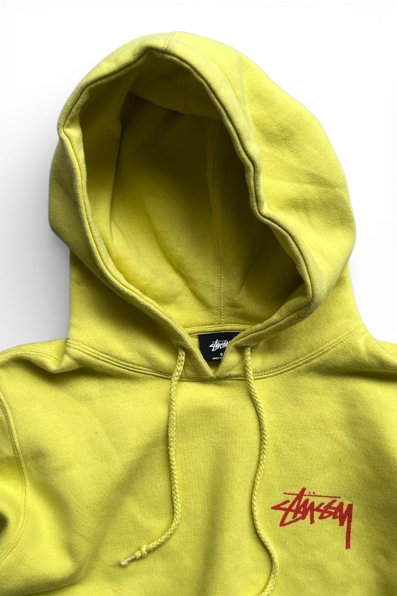 20'S MAXIMUM RESPECT SWEAT HOODIE / YELLOW [SIZE: S USED]