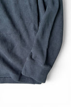 画像をギャラリービューアに読み込む, 90'S HALF ZIP COTTON KNIT SWEATER / BLACK [SIZE: L USED]
