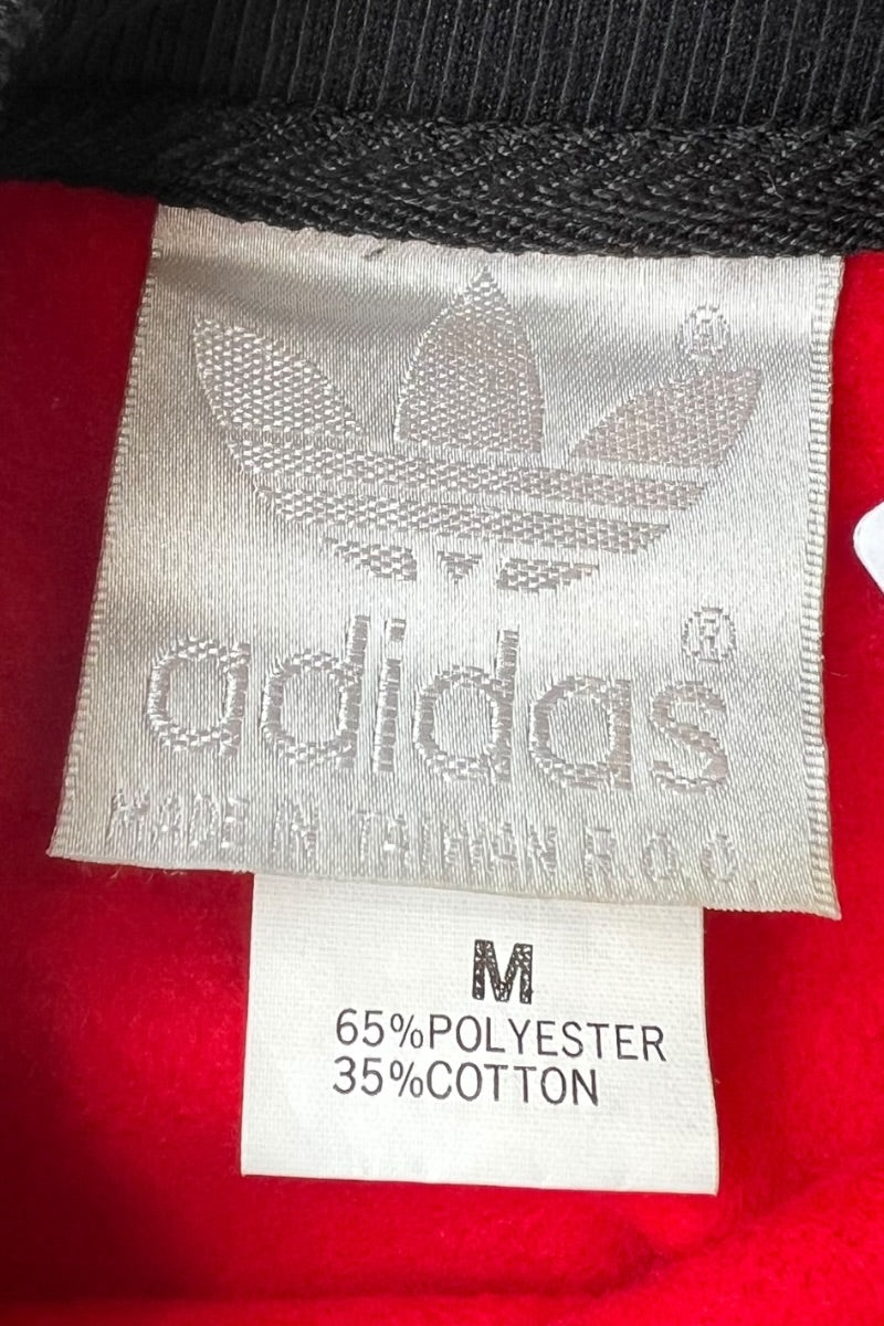 80'S BI COLOR SWEATSHIRT / RED [SIZE: M DEADSTOCK/NOS]