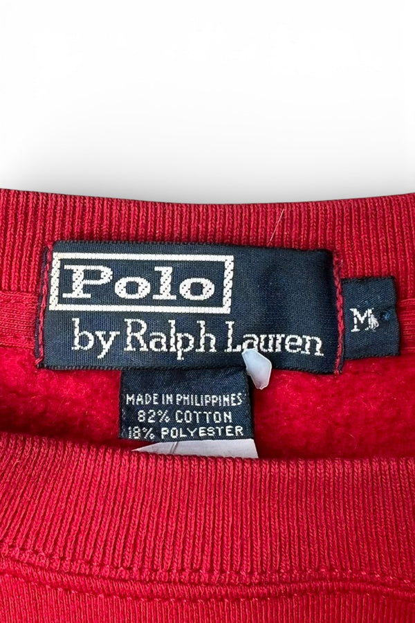 90'S ONE POINT SWEATSHIRT / RED [SIZE: M USED]