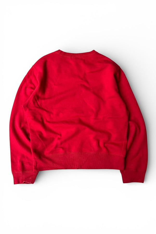 90'S ONE POINT SWEATSHIRT / RED [SIZE: M USED]