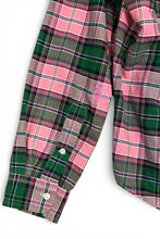 画像をギャラリービューアに読み込む, 90'S L/S BD CUSTOM FIT CHECK SHIRT / PINK [SIZE: L USED]
