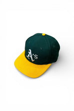 画像をギャラリービューアに読み込む, 90'S MLB OAKLAND ATHLETICS 6 PANEL CAP / GREEN [SIZE: ONE SIZE USED]
