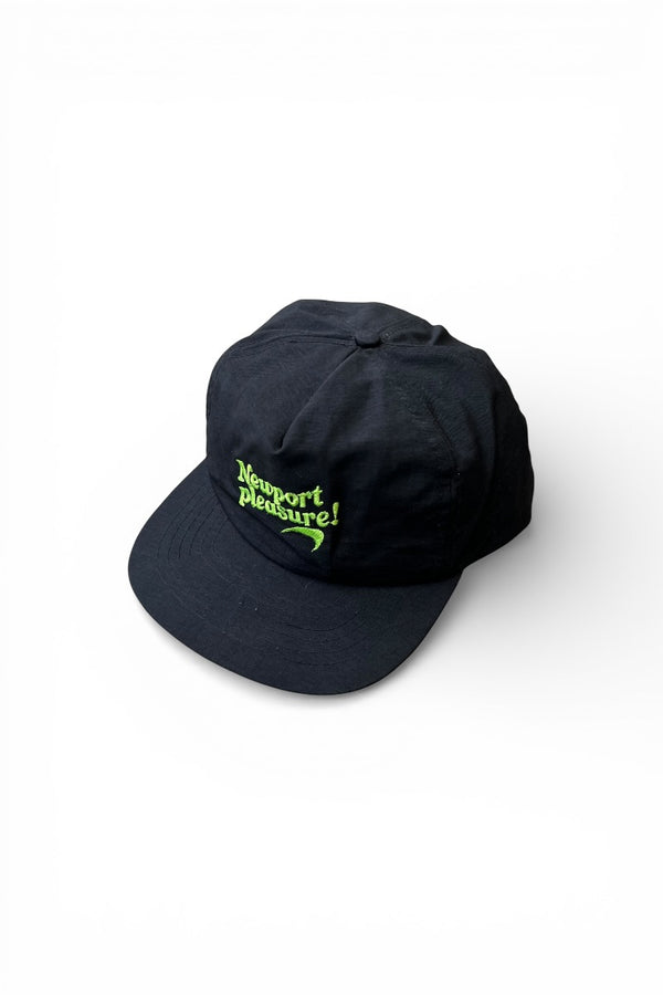 80-90'S ADVERTISING NYLON CAP / BLACK [SIZE: ONE SIZE USED]
