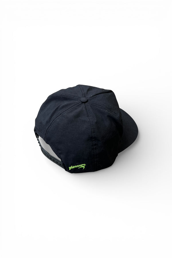 80-90'S ADVERTISING NYLON CAP / BLACK [SIZE: ONE SIZE USED]