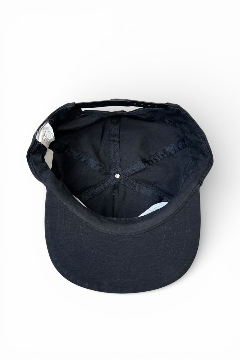 80-90'S ADVERTISING NYLON CAP / BLACK [SIZE: ONE SIZE USED]