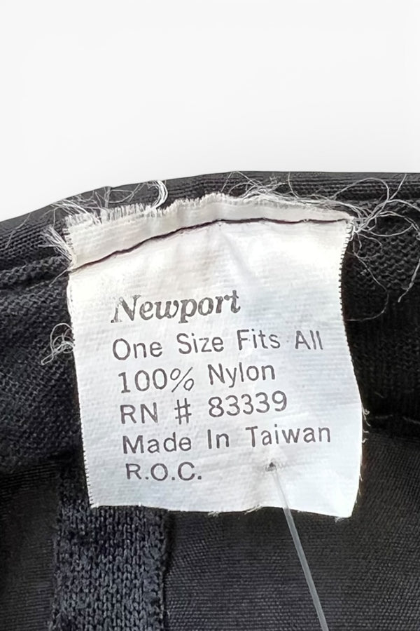 80-90'S ADVERTISING NYLON CAP / BLACK [SIZE: ONE SIZE USED]
