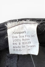 画像をギャラリービューアに読み込む, 80-90'S ADVERTISING NYLON CAP / BLACK [SIZE: ONE SIZE USED]

