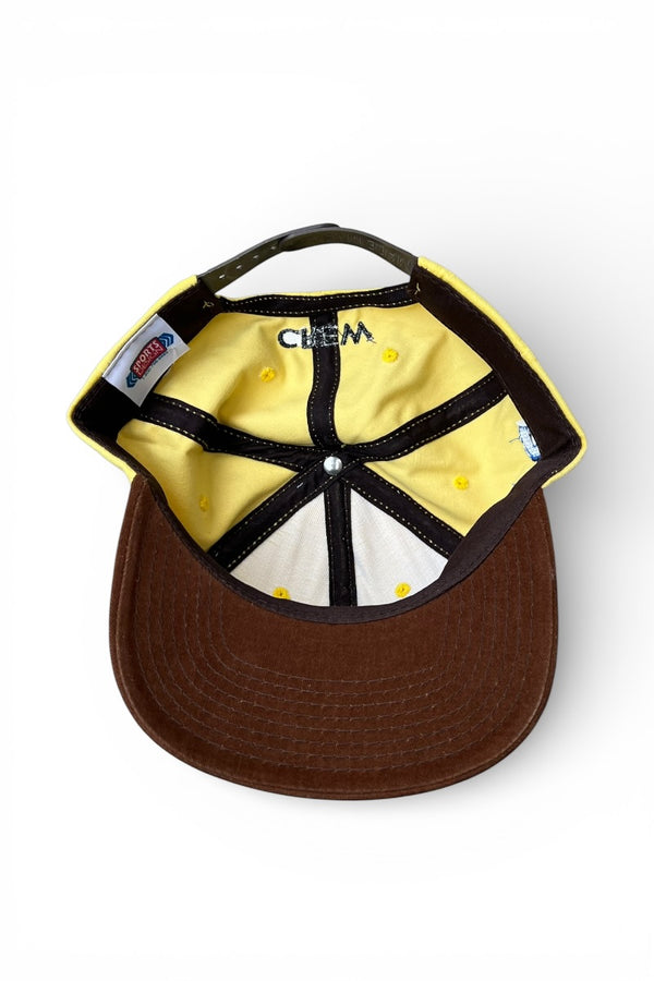 MADE IN USA 90'S M&M'S RACING TEAM CAP / YELLOW [SIZE: ONE SIZE USED]