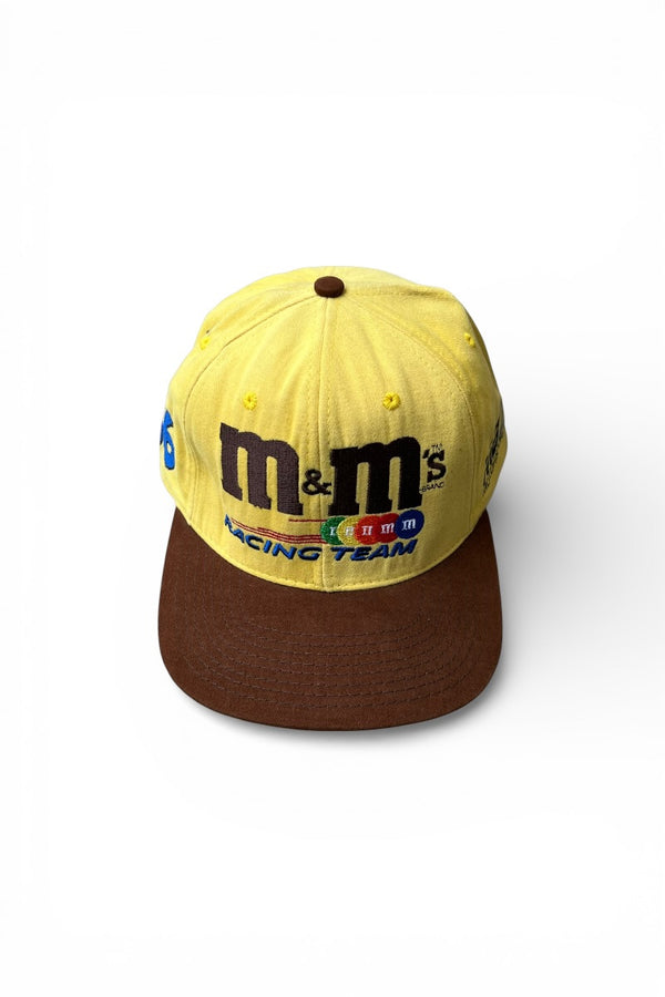 MADE IN USA 90'S M&M'S RACING TEAM CAP / YELLOW [SIZE: ONE SIZE USED]
