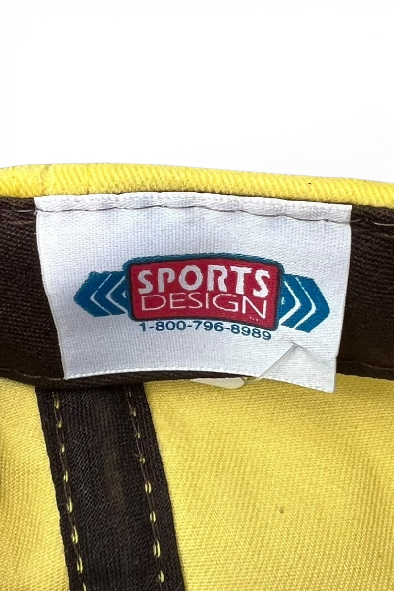 MADE IN USA 90'S M&M'S RACING TEAM CAP / YELLOW [SIZE: ONE SIZE USED]
