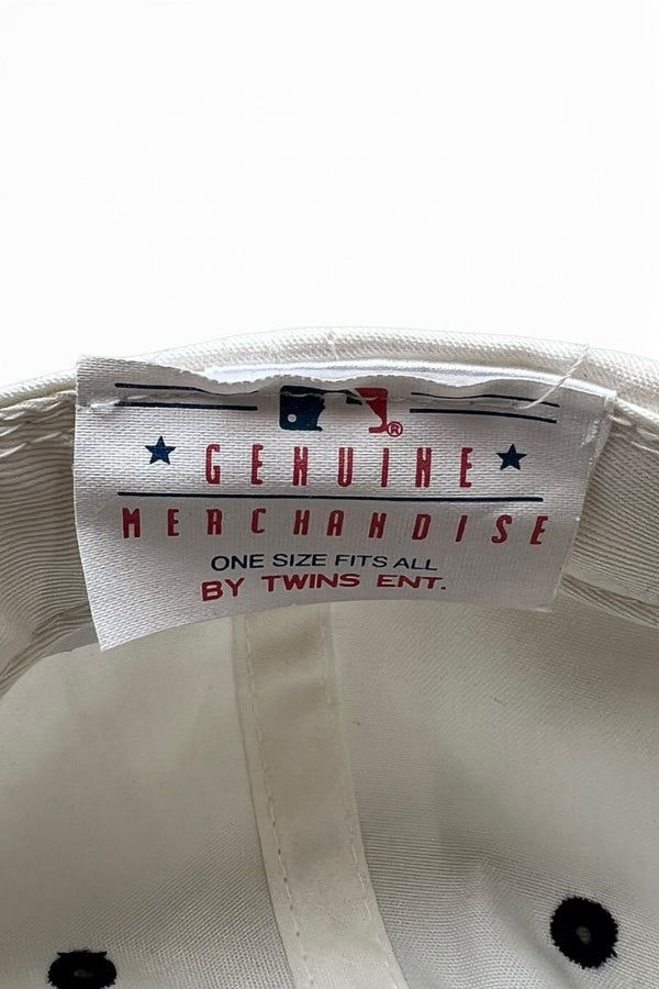 97'S WILD CARD 6 PANEL CAP / WHITE [SIZE: ONE SIZE DEADSTOCK/NOS]
