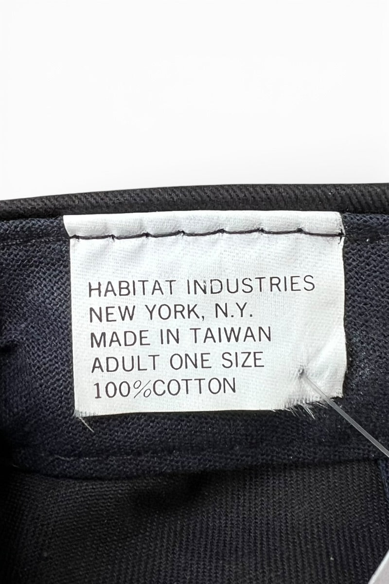 80-90'S YOUR BASIC CAP / BLACK [SIZE: ONE SIZE DEADSTOCK/NOS]