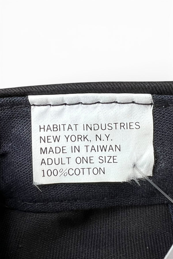 80-90'S YOUR BASIC CAP / BLACK [SIZE: ONE SIZE DEADSTOCK/NOS]