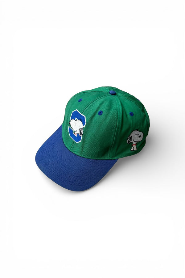 90'S SNOOPY 6 PANEL CAP / GREEN [SIZE: ONE SIZE USED]