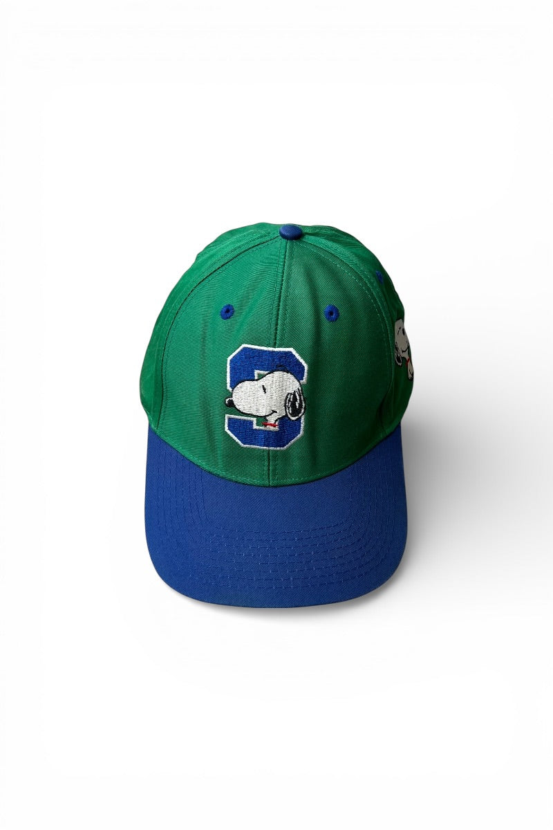 90'S SNOOPY 6 PANEL CAP / GREEN [SIZE: ONE SIZE USED]