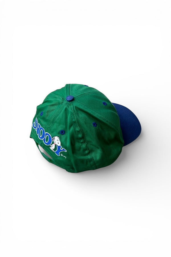 90'S SNOOPY 6 PANEL CAP / GREEN [SIZE: ONE SIZE USED]