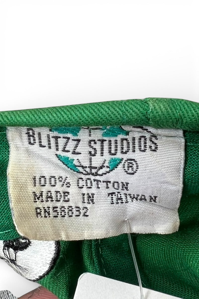 90'S SNOOPY 6 PANEL CAP / GREEN [SIZE: ONE SIZE USED]