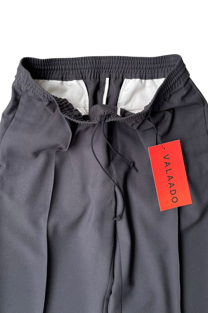 REL WOOL POLYESTER TWILL / CHARCOAL