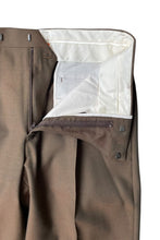 画像をギャラリービューアに読み込む, TEN WOOL POLYESTER TWILL / BROWN
