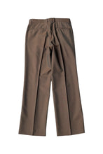 画像をギャラリービューアに読み込む, TEN WOOL POLYESTER TWILL / BROWN
