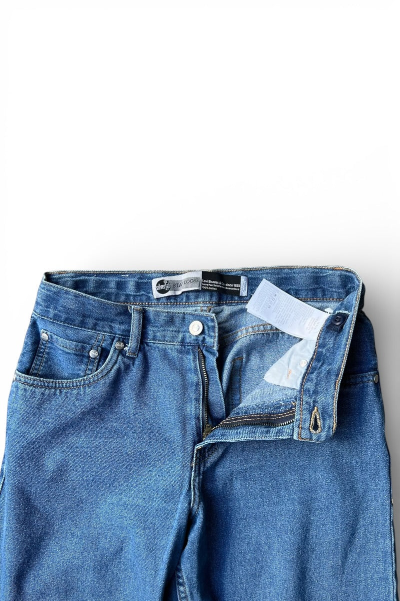 SILVER TAB STAY LOOSE DENIM PANTS / INDIGO [SIZE: 28 USED]
