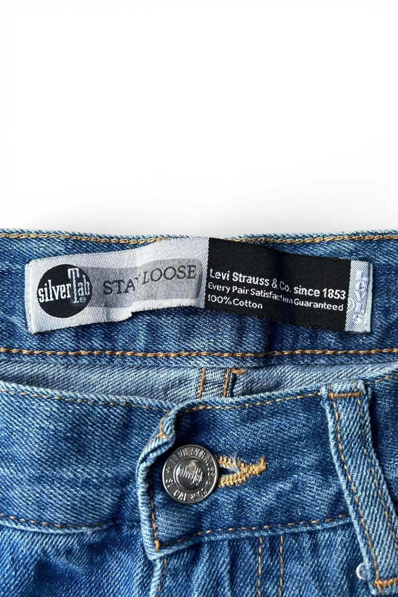 SILVER TAB STAY LOOSE DENIM PANTS / INDIGO [SIZE: 28 USED]