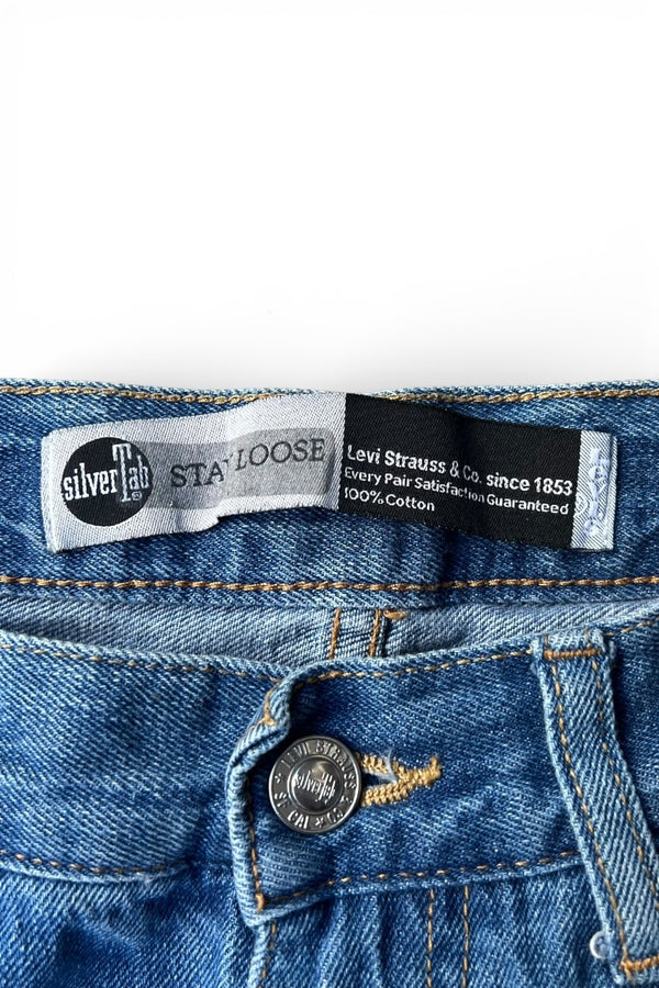 SILVER TAB STAY LOOSE DENIM PANTS / INDIGO [SIZE: 28 USED]