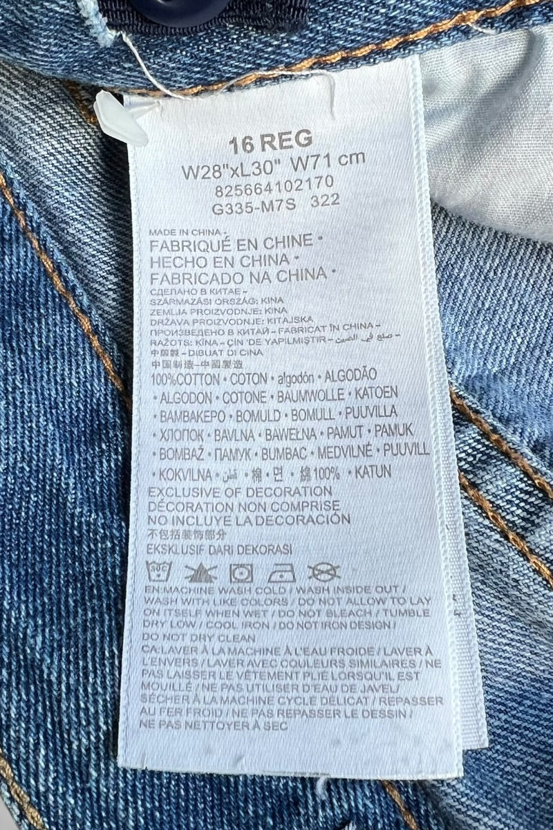 SILVER TAB STAY LOOSE DENIM PANTS / INDIGO [SIZE: 28 USED]