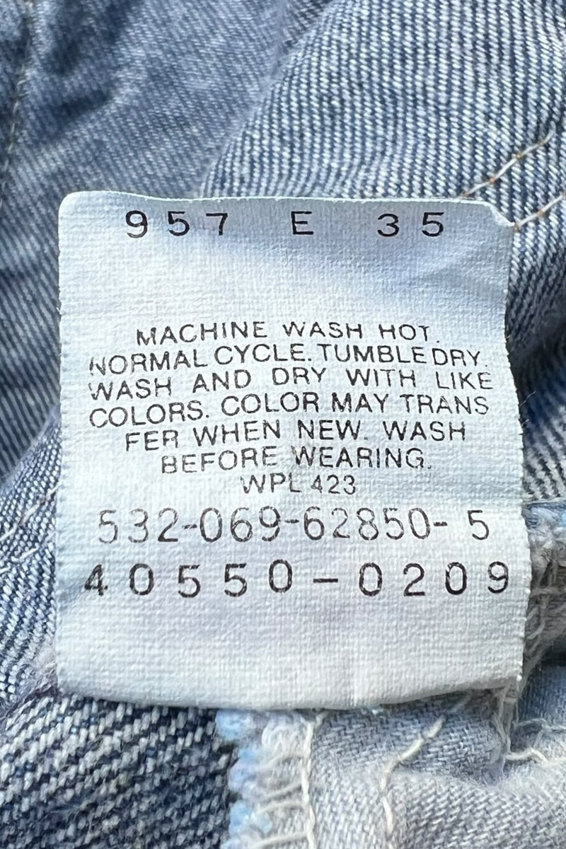 MADE IN USA 99'S 550 ORANGE TAB DENIM PANTS / STONE WASH [SIZE: W31 USED]