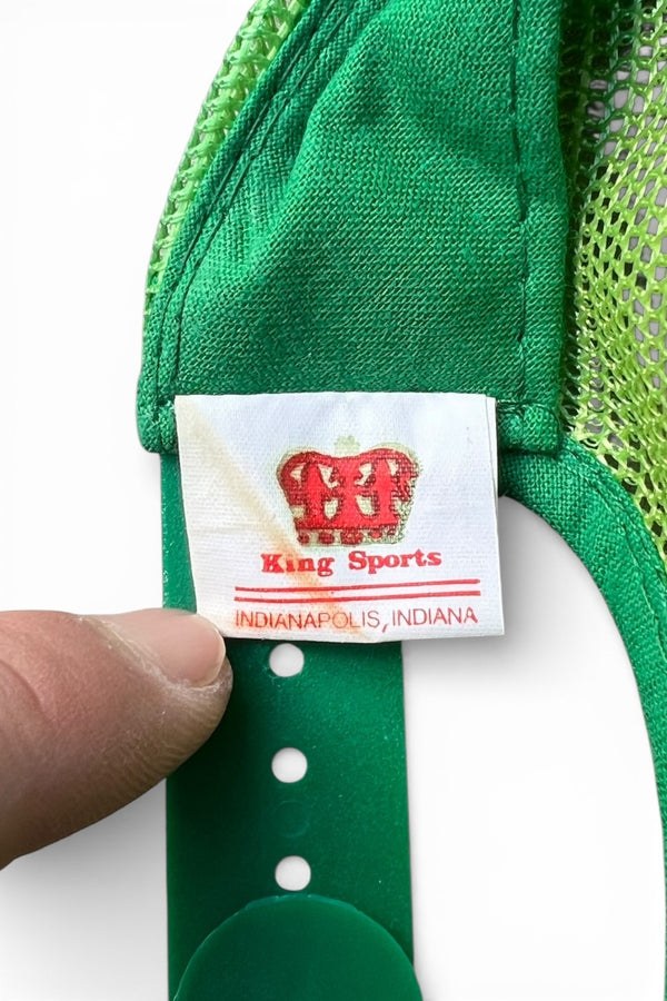 80'S QUAKER STATE RACING TRACKER CAP / GREEN [SIZE: ONE SIZE USED]