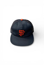 画像をギャラリービューアに読み込む, 80-90'S SAN FRANCISCO GIANTS 6 PANEL CAP / BLACK [SIZE: ONE SIZE USED]

