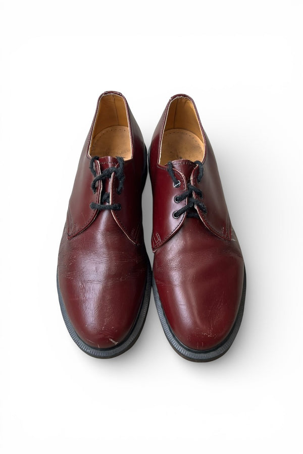 MADE IN ENGLAND 90'S LEATHER SHOES / WINE [SIZE: UK8.0 (approx. 26cm) USED]