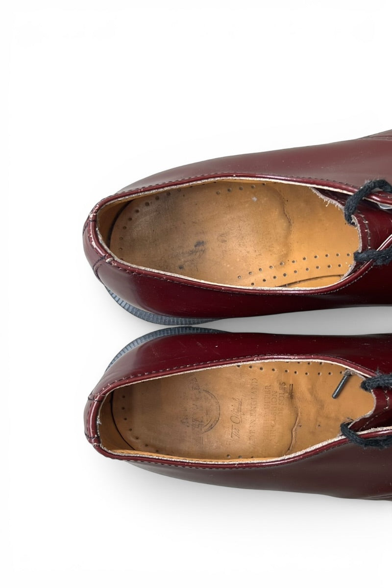 MADE IN ENGLAND 90'S LEATHER SHOES / WINE [SIZE: UK8.0 (approx. 26cm) USED]
