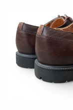 画像をギャラリービューアに読み込む, STRAIGHT TIP LEATHER SHOES / BROWN [SIZE: 27cm相当 USED]
