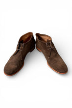 画像をギャラリービューアに読み込む, MADE IN ITALY SUEDE CHUKKA BOOTS / BROWN [SIZE: US10.0 (28cm相当) USED]
