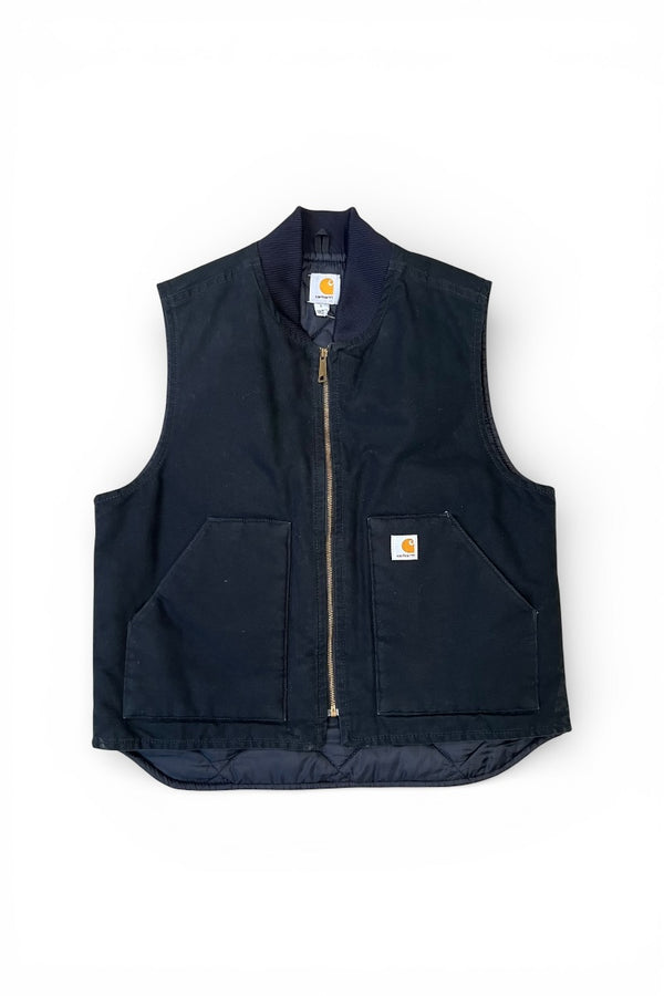 MADE IN MEXICO 13'S DUCK VEST USA ORIGIN / BLACK [SIZE: L USED]