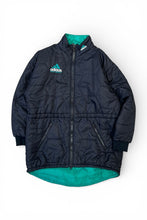 画像をギャラリービューアに読み込む, 90'S ZIP NYLON PUFF COAT / BLACK [SIZE: L USED]
