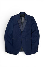 画像をギャラリービューアに読み込む, MADE IN ITALY WOOL TAILORED JACKET / NAVY [SIZE: 48 DEADSTOCK/NOS]
