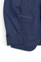 画像をギャラリービューアに読み込む, MADE IN ITALY WOOL TAILORED JACKET / NAVY [SIZE: 48 DEADSTOCK/NOS]
